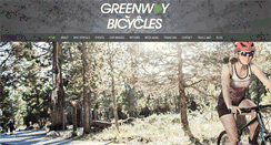 Desktop Screenshot of greenwaybikeshop.com